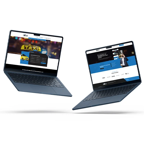 laptop mockup with website open Rheinpiraten Agentur in Rheinbreitbach, Bonn und Köln– Grafikdesign, Webdesign, Werbetechnik & Textilveredelung